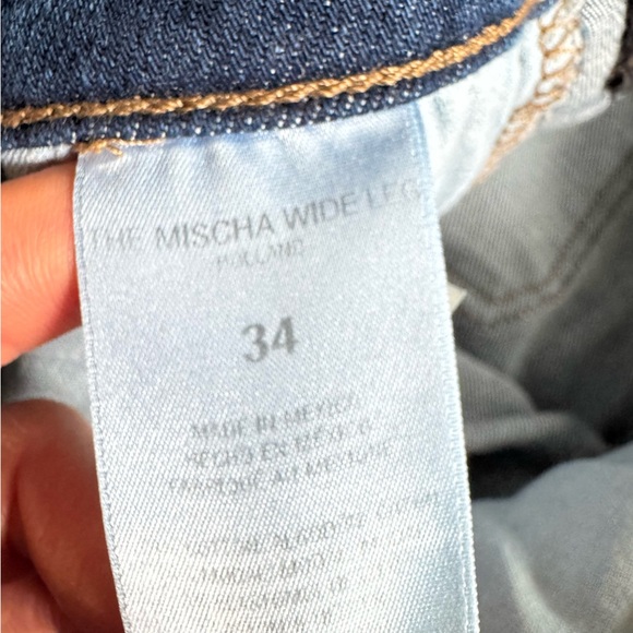 Favorite Daughter The Mischa Blue Flare & Wide Leg Jeans size 34 - Picture 4 of 14